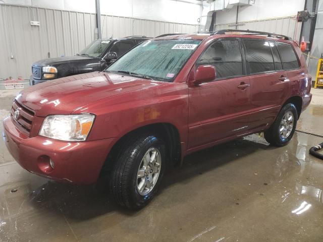 TOYOTA HIGHLANDER 2007 with VIN JTEEP21A670231852 - Photo from auction