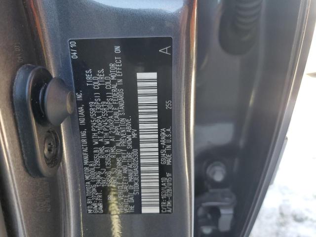 Photo 14 from auction – 2010 TOYOTA HIGHLANDER with VIN 5TDDK3EH0AS025300