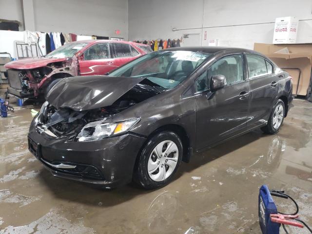 Photo 1 from auction – 2013 HONDA CIVIC LX with VIN 19XFB2F54DE039061