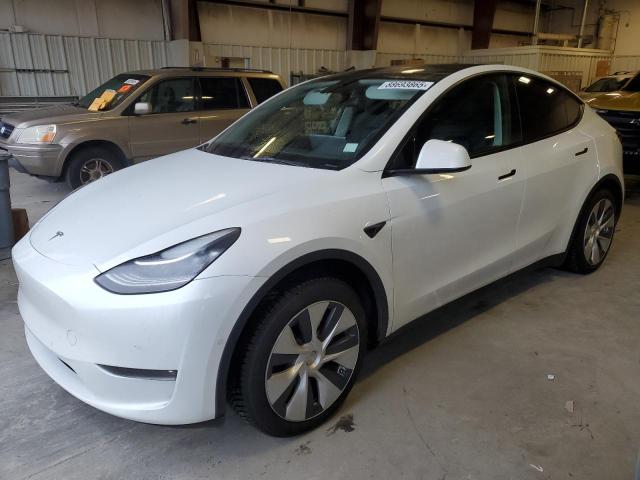 TESLA MODEL Y 2022 with VIN 7SAYGDEE4NF331606 - Photo from auction