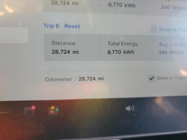 Photo 9 from auction – 2022 TESLA MODEL Y with VIN 7SAYGDEF8NF494770