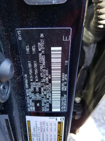 Photo 14 from auction – 2015 TOYOTA 4RUNNER SR with VIN JTEBU5JR0F5235304