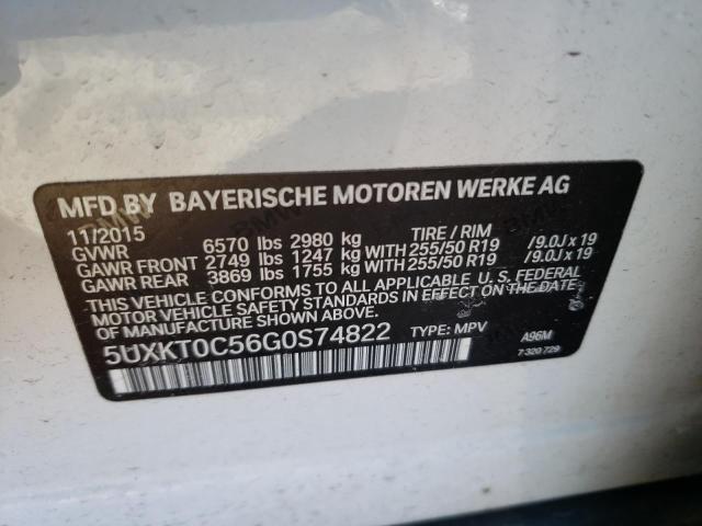 Photo 14 from auction – 2016 BMW X5 XDR40E with VIN 5UXKT0C56G0S74822