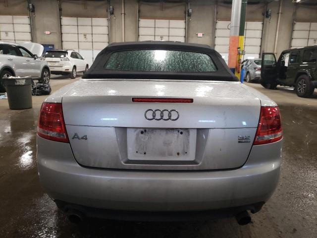 Photo 6 from auction – 2007 AUDI A4 3.2 CAB with VIN WAUDH48HX7K030209