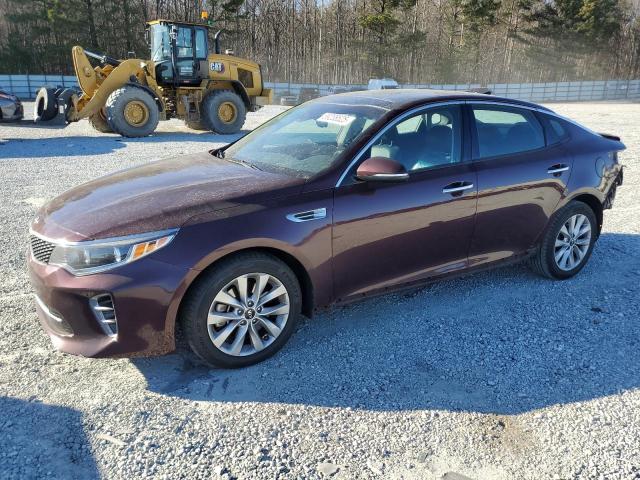 KIA OPTIMA EX 2017 with VIN 5XXGU4L3XHG169937 - Photo from auction