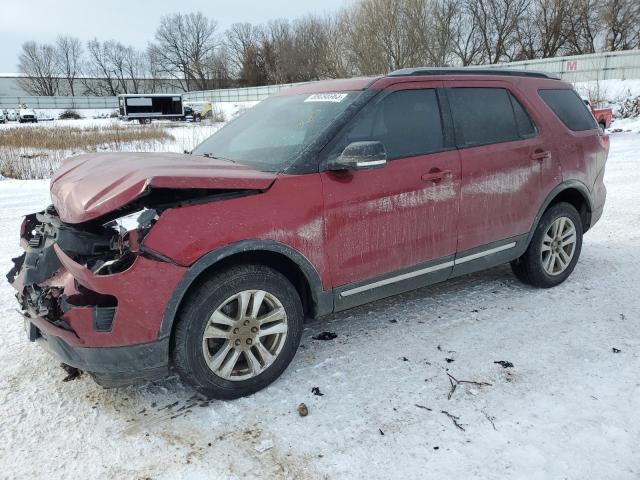 FORD EXPLORER X 2018 with VIN 1FM5K8D86JGC68022 - Photo from auction