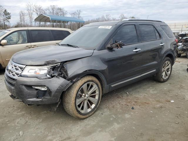 FORD EXPLORER L 2018 with VIN 1FM5K7F8XJGC80844 - Photo from auction