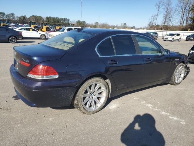 Photo 3 from auction – 2003 BMW 745 I with VIN WBAGL63433DP63566