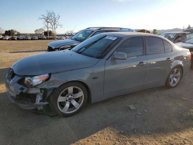 BMW 525 I 2007 with VIN WBANE53557CY04828 - Photo from auction