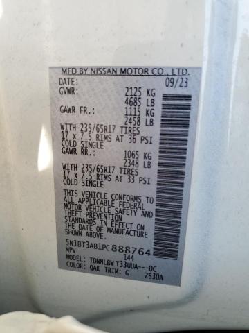 Photo 14 from auction – 2023 NISSAN ROGUE S with VIN 5N1BT3AB1PC888764