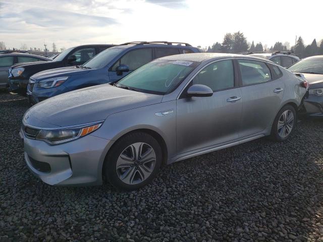 KIA OPTIMA HYB 2017 with VIN KNAGU4LE7H5013485 - Photo from auction