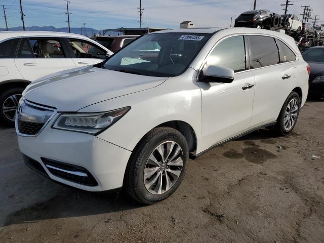 ACURA MDX TECHNO 2016 with VIN 5FRYD3H41GB021210 - Photo from auction