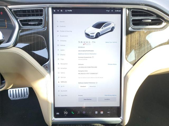 Photo 9 from auction – 2012 TESLA MODEL S with VIN 5YJSA1CP1CFP02483