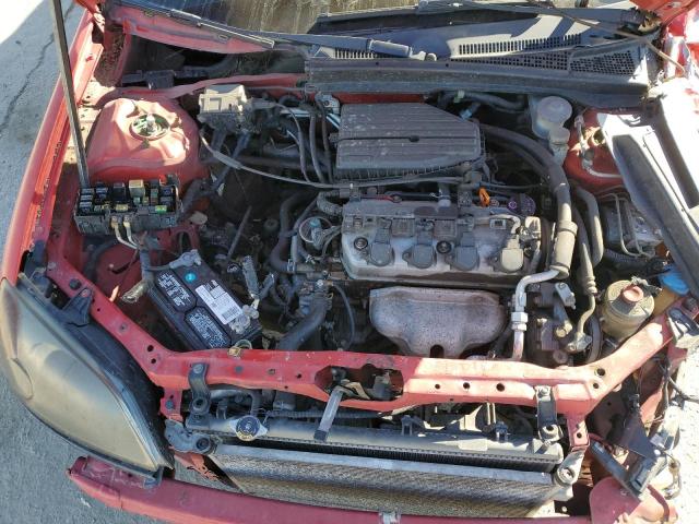 Photo 11 from auction – 2001 HONDA CIVIC SI with VIN 1HGEM21931L062349