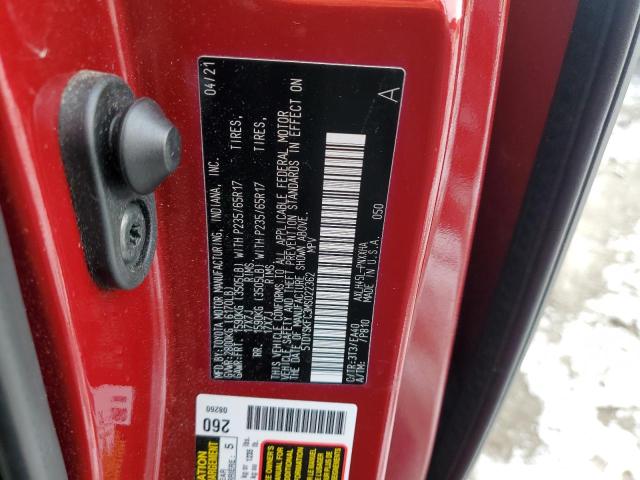 Photo 14 from auction – 2021 TOYOTA SIENNA XLE with VIN 5TDYSKFC3MS022362