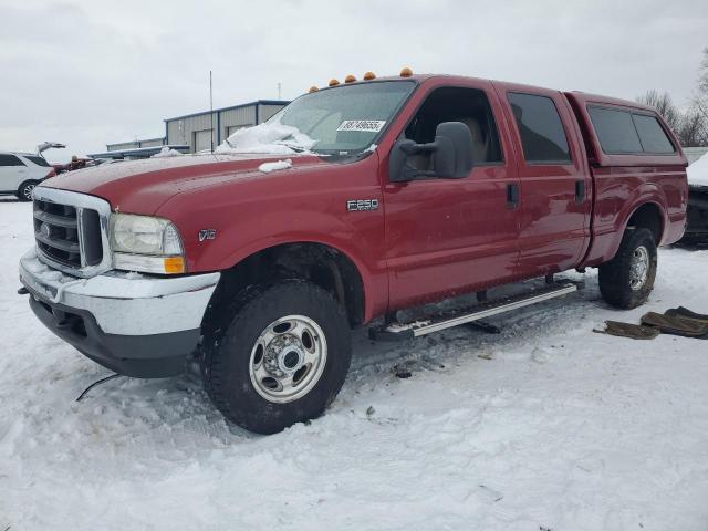 FORD F250 SUPER 2002 with VIN 1FTNW21S92EC54585 - Photo from auction