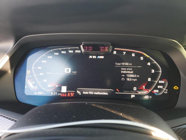 Photo 9 from auction – 2022 BMW X6 M with VIN 5YMCY0C05N9K36137