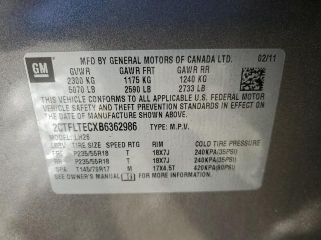 Photo 14 from auction – 2011 GMC TERRAIN SL with VIN 2CTFLTECXB6362986