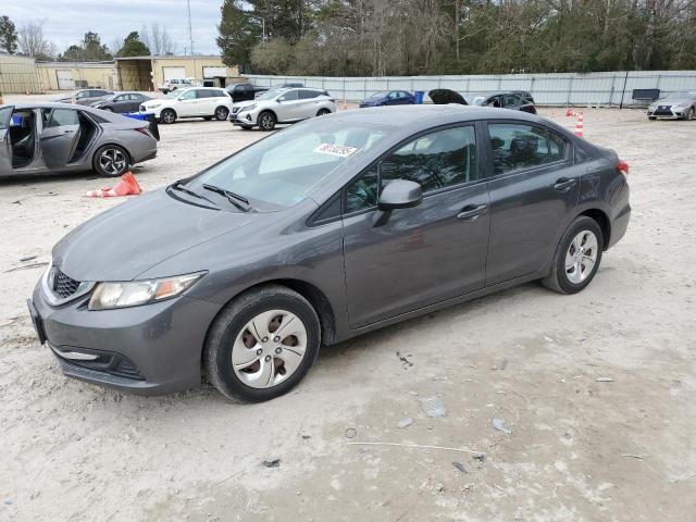 HONDA CIVIC LX 2013 with VIN 2HGFB2F50DH302183 - Photo from auction