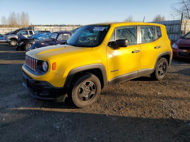 Photo 1 from auction – 2016 JEEP RENEGADE S with VIN ZACCJAAW2GPD55551