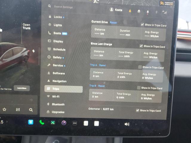 Photo 9 from auction – 2024 TESLA MODEL 3 with VIN LRW3E7FA9RC277522