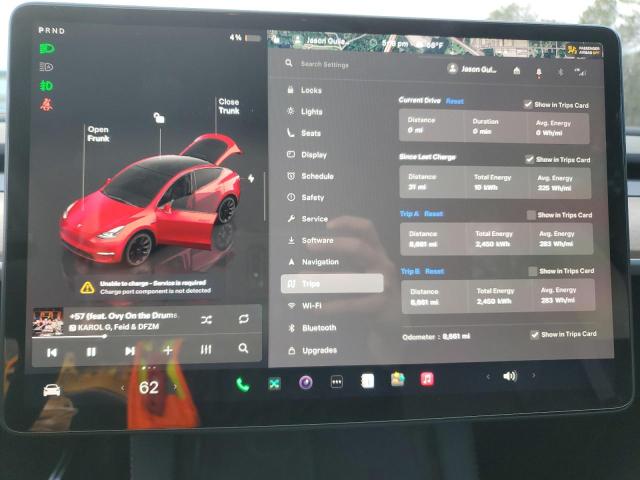 Photo 9 from auction – 2024 TESLA MODEL Y with VIN 7SAYGDEE4RA223490