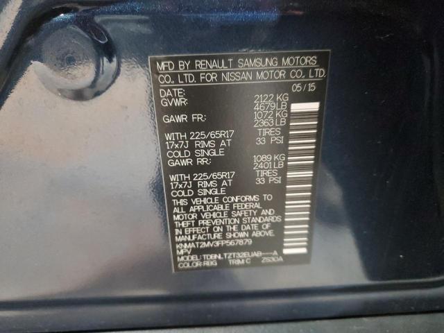 Photo 14 from auction – 2015 NISSAN ROGUE S with VIN KNMAT2MV3FP567879