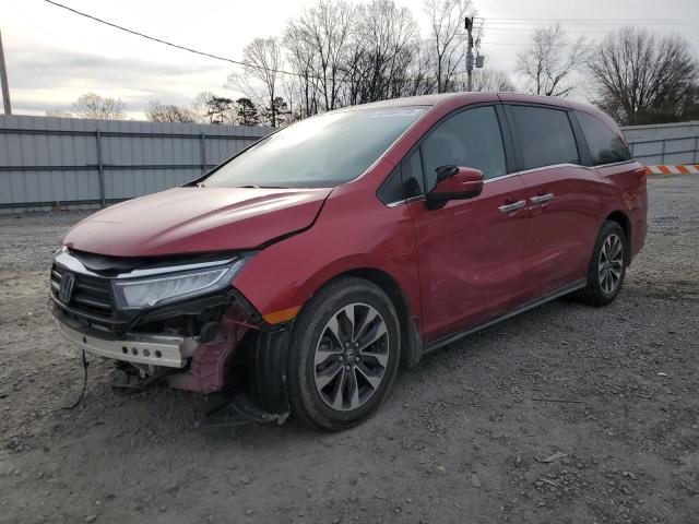 HONDA ODYSSEY EX 2022 with VIN 5FNRL6H78NB043545 - Photo from auction