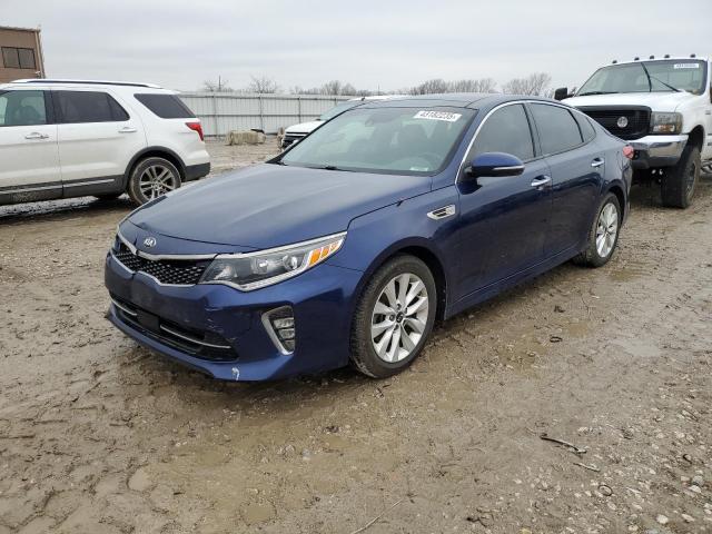 KIA OPTIMA EX 2018 with VIN 5XXGU4L3XJG183648 - Photo from auction