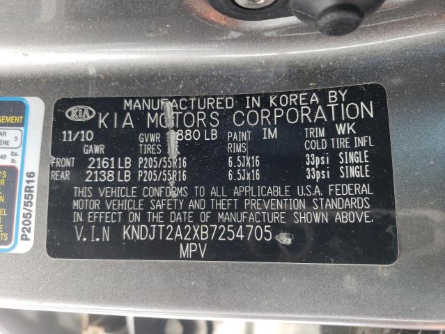 Photo 14 from auction – 2011 KIA SOUL with VIN KNDJT2A2XB7254705