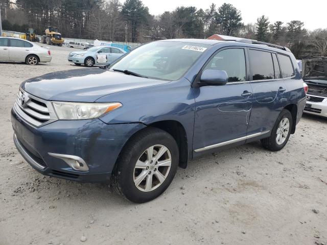 TOYOTA HIGHLANDER 2013 with VIN 5TDBK3EH3DS249561 - Photo from auction