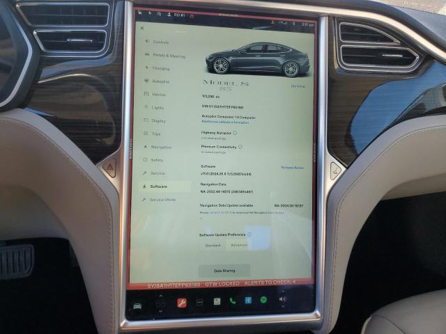 Photo 9 from auction – 2014 TESLA MODEL S with VIN 5YJSA1H17EFP65188