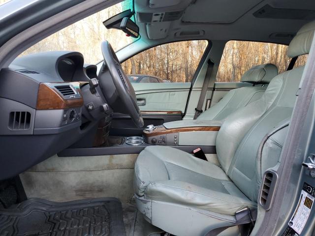 Photo 7 from auction – 2005 BMW 745 LI with VIN WBAGN63585DS60007