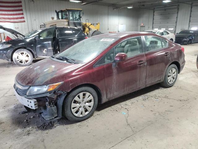 HONDA CIVIC LX 2012 with VIN 19XFB2F53CE083986 - Photo from auction