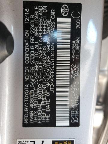 Zdjęcie 14 z aukcji – 2018 TOYOTA PRIUS PRIM z VIN JTDKARFP5J3104045
