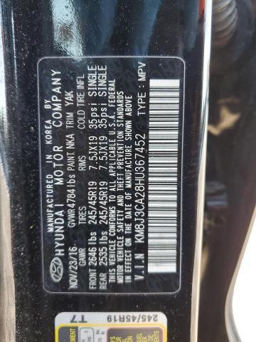 Photo 14 from auction – 2017 HYUNDAI TUCSON LIM with VIN KM8J3CA28HU367452