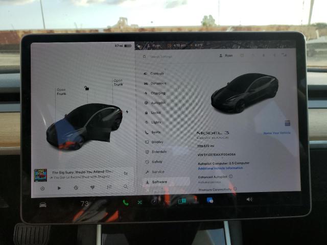 Photo 9 from auction – 2018 TESLA MODEL 3 with VIN 5YJ3E1EAXJF004064