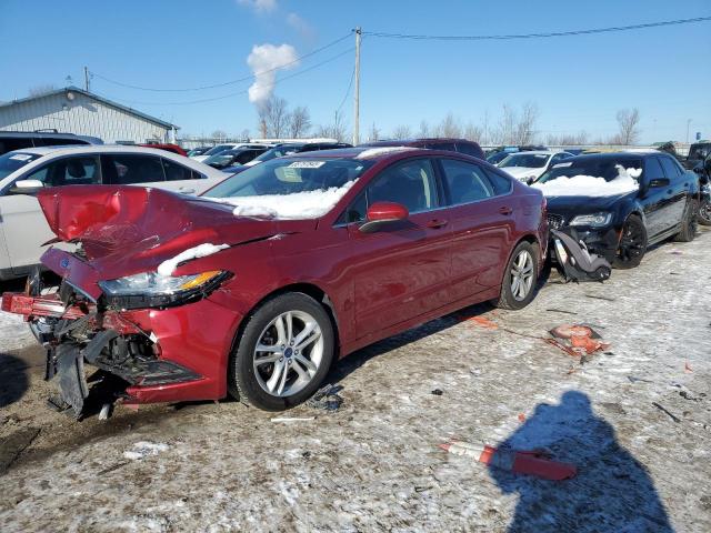 FORD FUSION SE 2018 with VIN 3FA6P0HD9JR238904 - Photo from auction