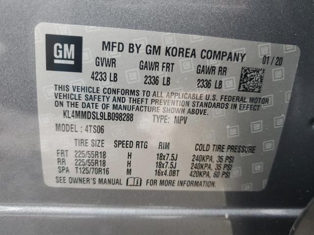 Photo 14 from auction – 2020 BUICK ENCORE GX with VIN KL4MMDSL9LB098288