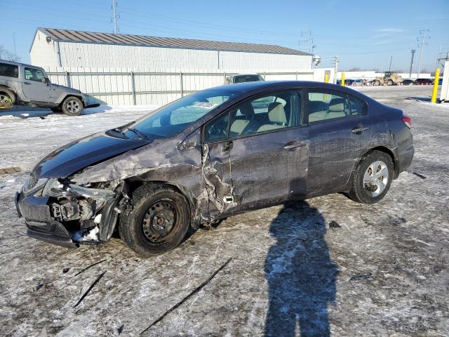 Photo 1 from auction – 2014 HONDA CIVIC LX with VIN 19XFB2F57EE011000