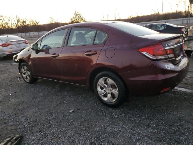 Photo 2 from auction – 2013 HONDA CIVIC LX with VIN 19XFB2F53DE005872