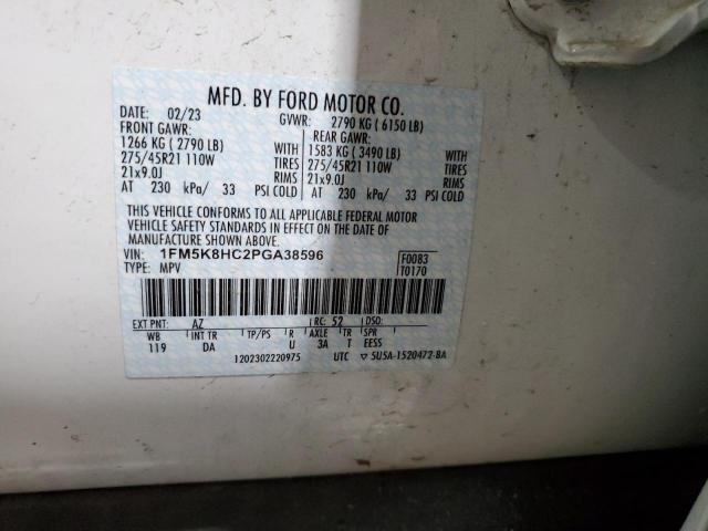 Photo 14 from auction – 2023 FORD EXPLORER P with VIN 1FM5K8HC2PGA38596