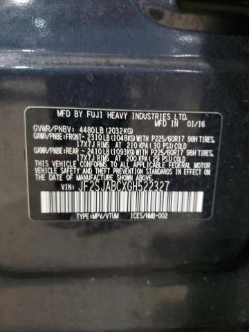 Photo 14 from auction – 2016 SUBARU FORESTER 2 with VIN JF2SJABCXGH522327