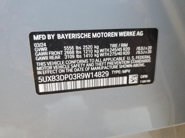 Photo 14 from auction – 2024 BMW X3 M40I with VIN 5UX83DP03R9W14829