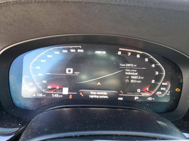 Photo 9 from auction – 2020 BMW M5 BASE with VIN WBSJF0C01LCD36012