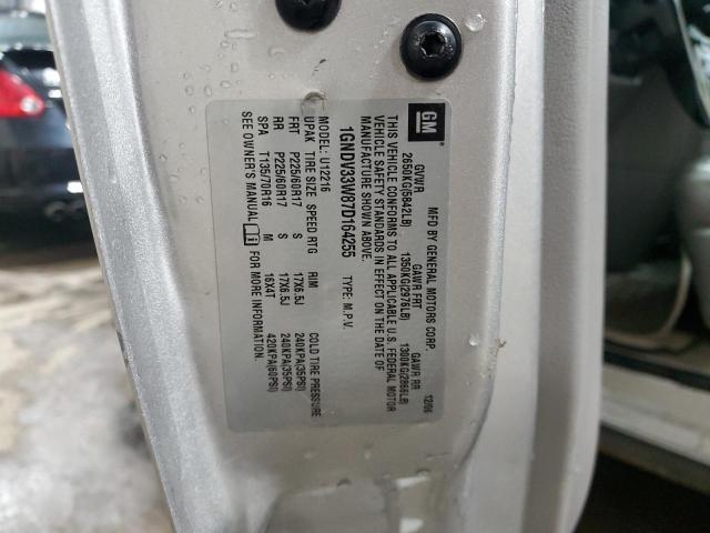 Photo 14 from auction – 2007 CHEVROLET UPLANDER L with VIN 1GNDV33W87D164255