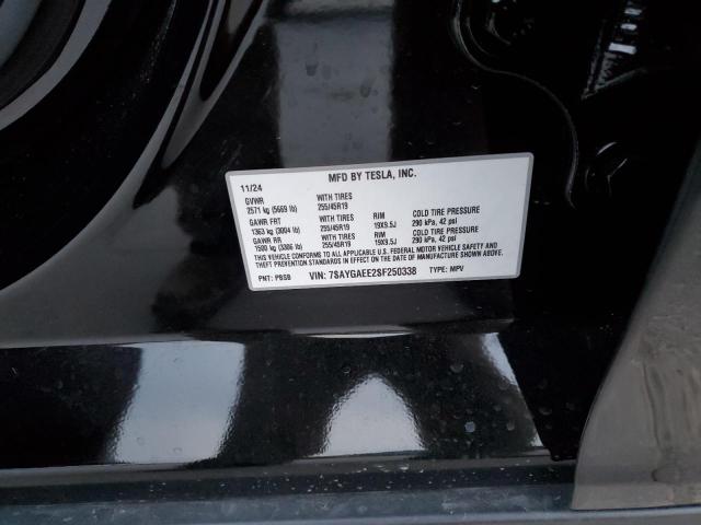 Photo 14 from auction – 2025 TESLA MODEL Y with VIN 7SAYGAEE2SF250338