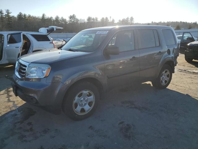 HONDA PILOT LX 2014 with VIN 5FNYF4H21EB011418 - Photo from auction
