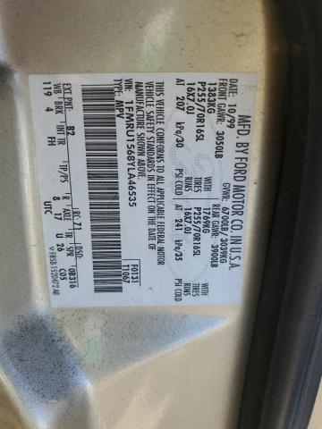 Photo 14 from auction – 2000 FORD EXPEDITION with VIN 1FMRU1568YLA46535