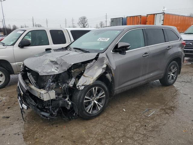 TOYOTA HIGHLANDER 2017 with VIN 5TDBZRFH0HS449090 - Photo from auction